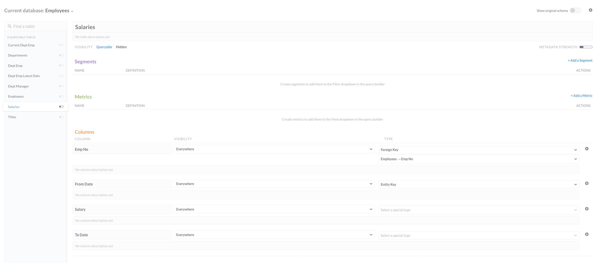 Metabase Salaries Metabase Salaries