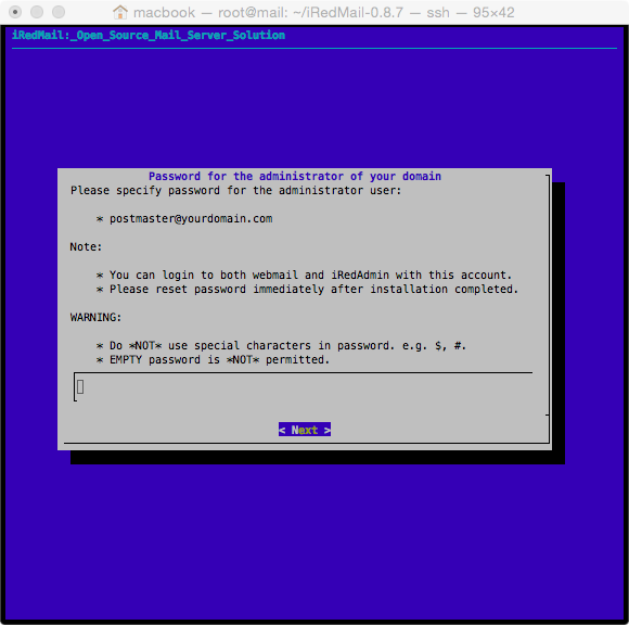 admin password admin password